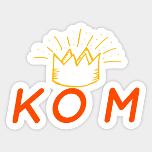 Strava KOM Champion Sticker